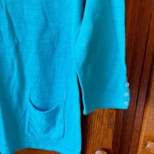 JJill crewneck linen cotton sweater size small